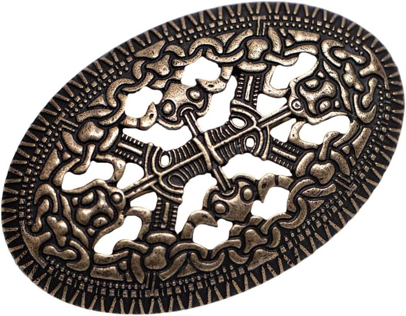 LANGHONG Norse Viking Brooch For Men Turtle Brooch Talisman Jewelry, Gift For Men - Image 1